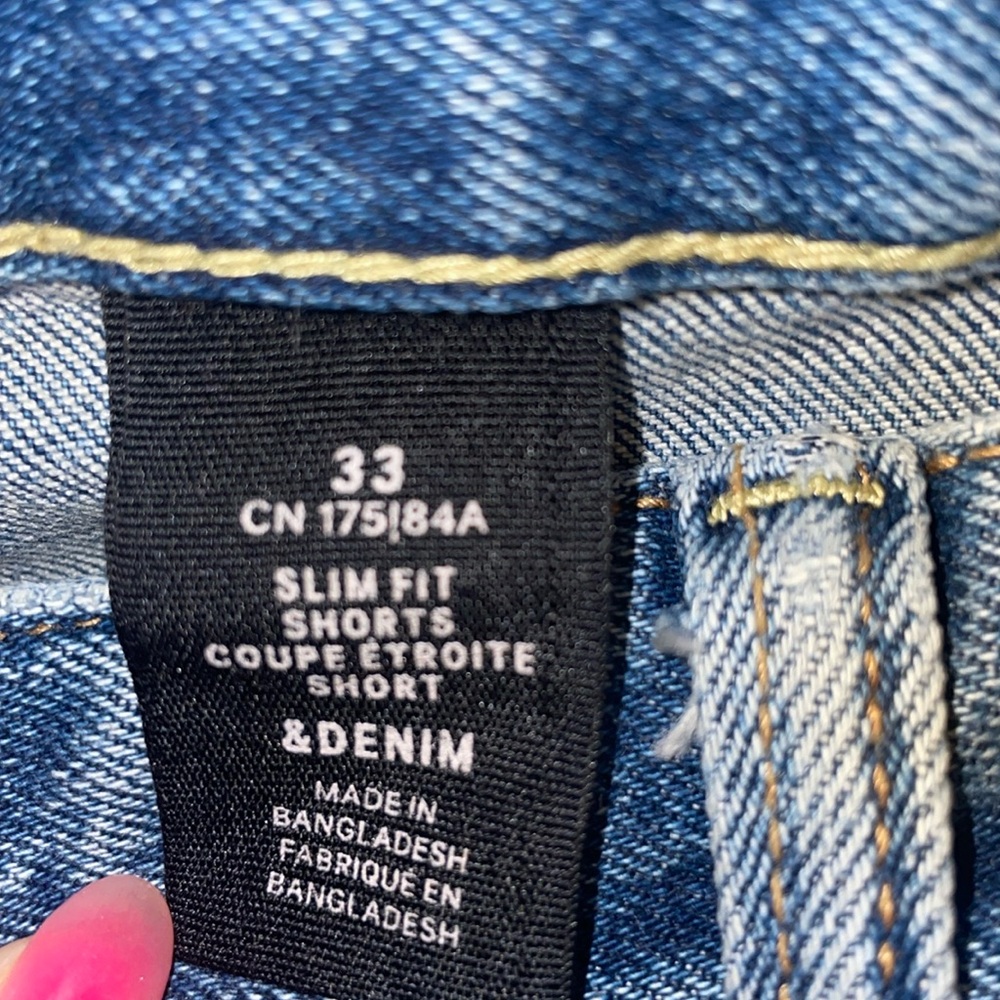 & Denim Bermuda Shorts - Picture 2 of 5
